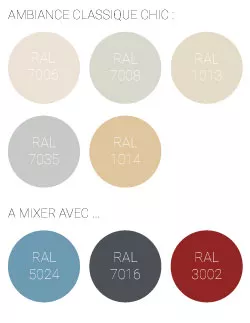Farben Thema schick